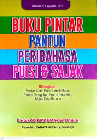 Image of Buku pintar pantun pribahasa puisi dan sajak